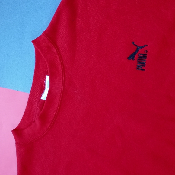 Modern Unofficial PUMA Athletics Embroidered Crewneck Sweater